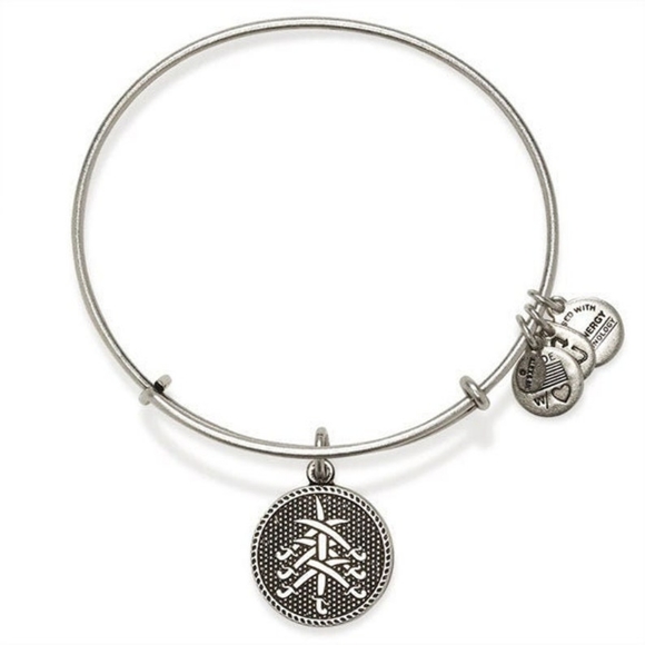 Alex and Ani Seven Swords Bracelet - Picture 1 of 9